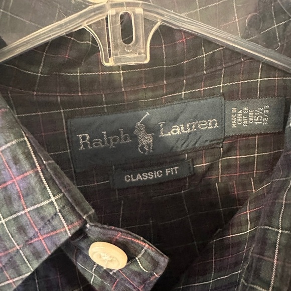 Ralph Lauren Classic Fit 15 1/2 Button Down Shirt - Picture 2 of 3